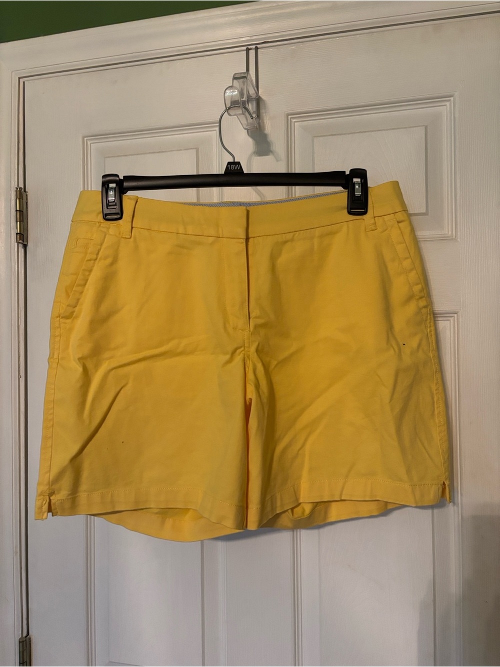 crown & ivy Bright Yellow Chino Shorts